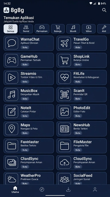 8g8g - Halaman Indeks Aplikasi Populer & Kanal Uji Terbaik