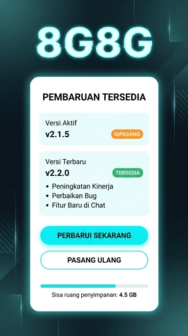 Riwayat Versi Terbaru 8g8g untuk Pengguna Android