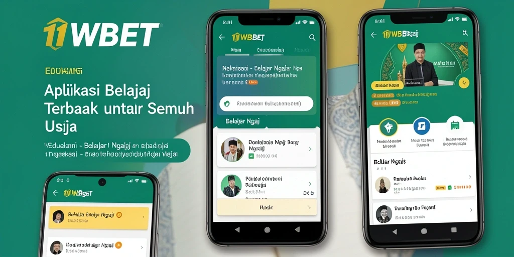 Antarmuka pengguna 11WBET yang intuitif dan menarik untuk belajar mengaji.